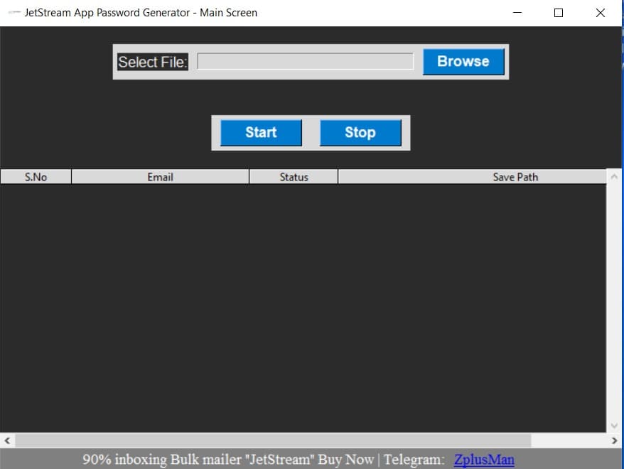 JetStream App Password
