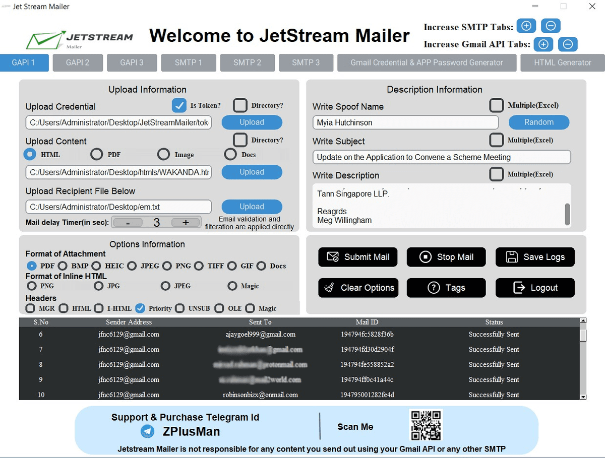 JetStream Mailer